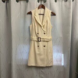 Express cream suit dress - worn 2-3 times EU